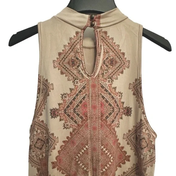 Altar’d State Patterned High Neck Sleeveless Dress M - Picture 5 of 7